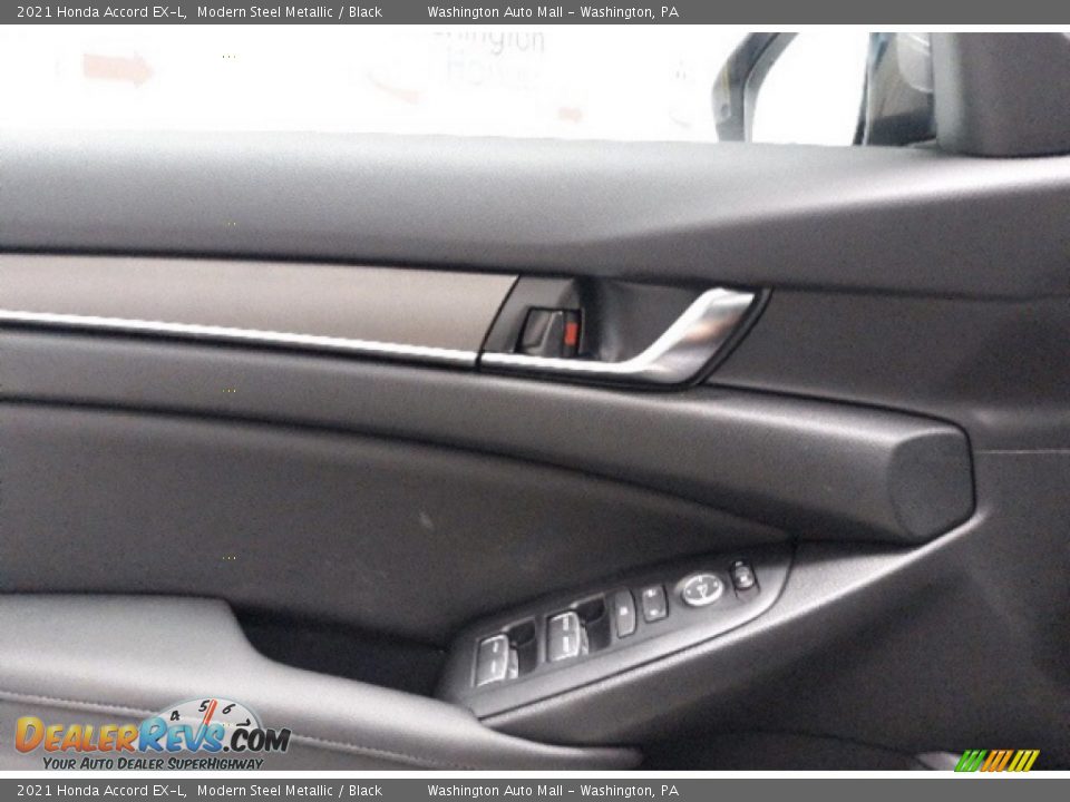 2021 Honda Accord EX-L Modern Steel Metallic / Black Photo #8