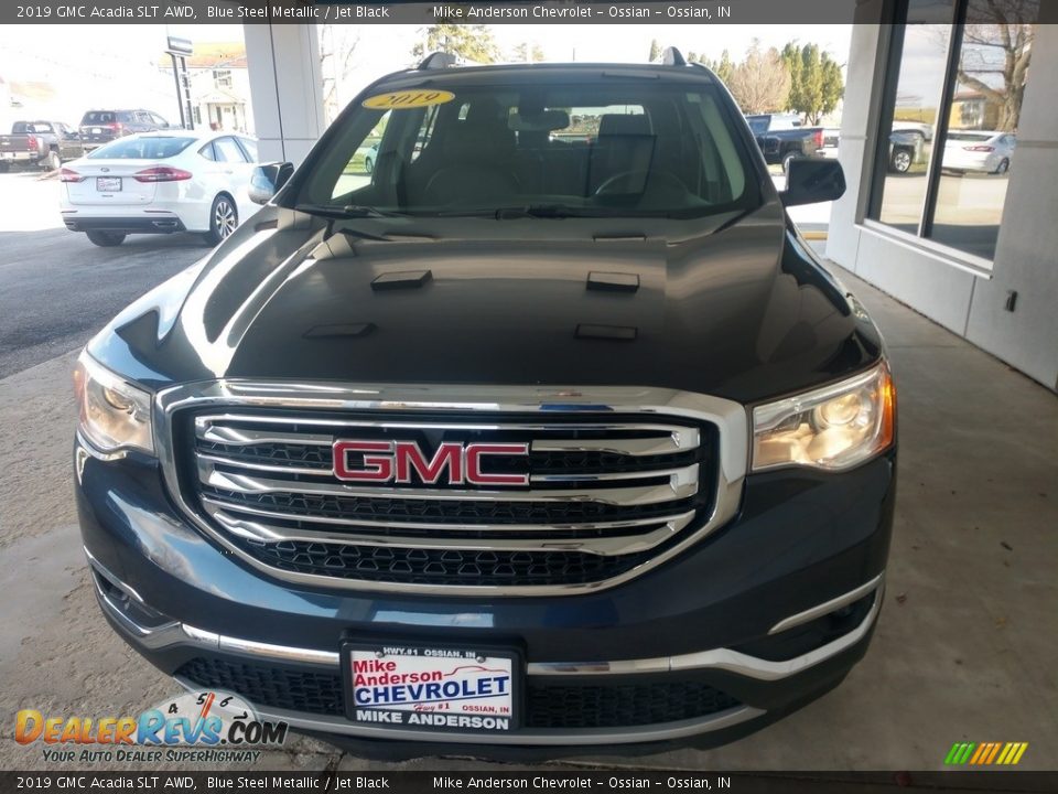 2019 GMC Acadia SLT AWD Blue Steel Metallic / Jet Black Photo #11