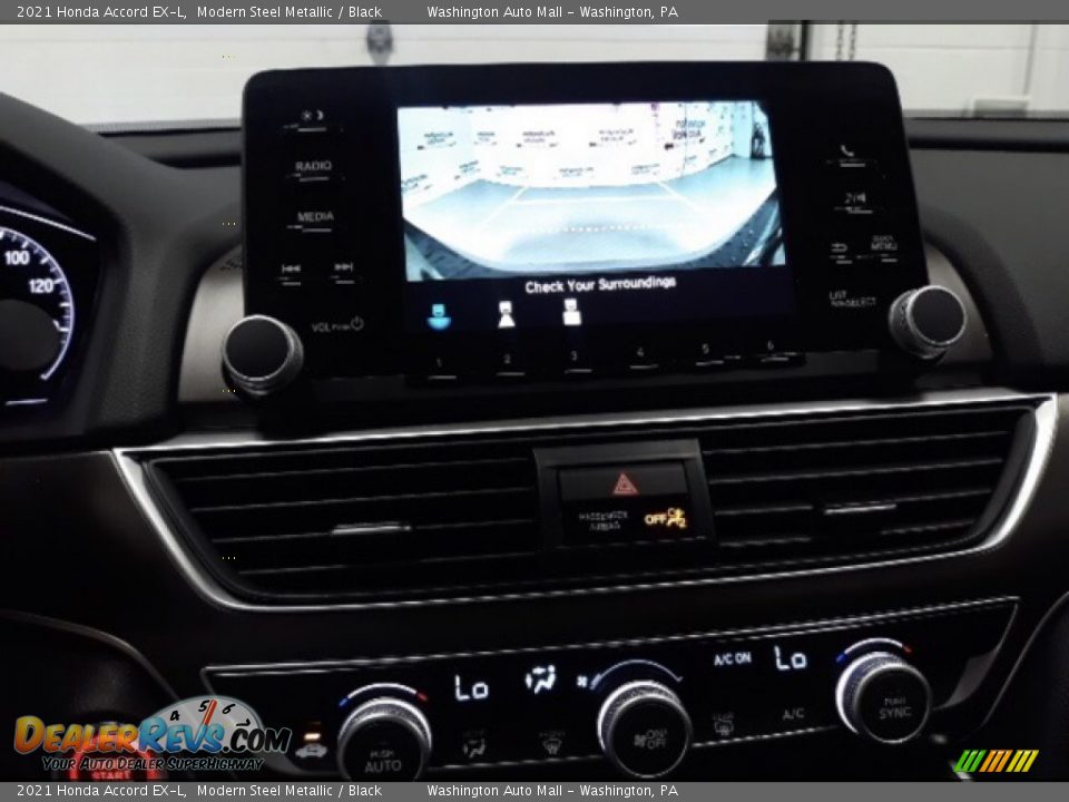 2021 Honda Accord EX-L Modern Steel Metallic / Black Photo #11