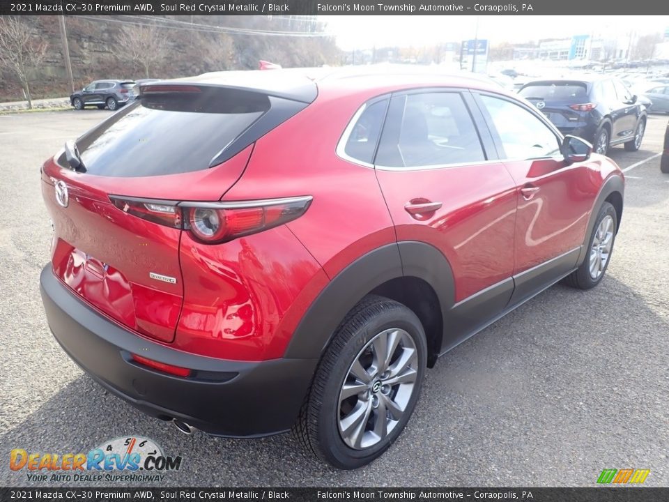 2021 Mazda CX-30 Premium AWD Soul Red Crystal Metallic / Black Photo #2