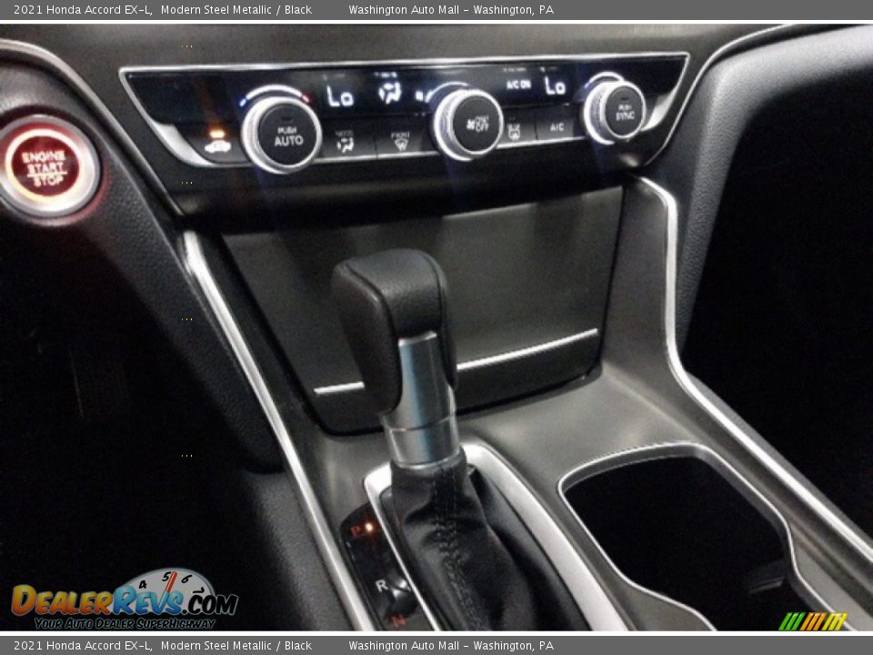 2021 Honda Accord EX-L Modern Steel Metallic / Black Photo #13
