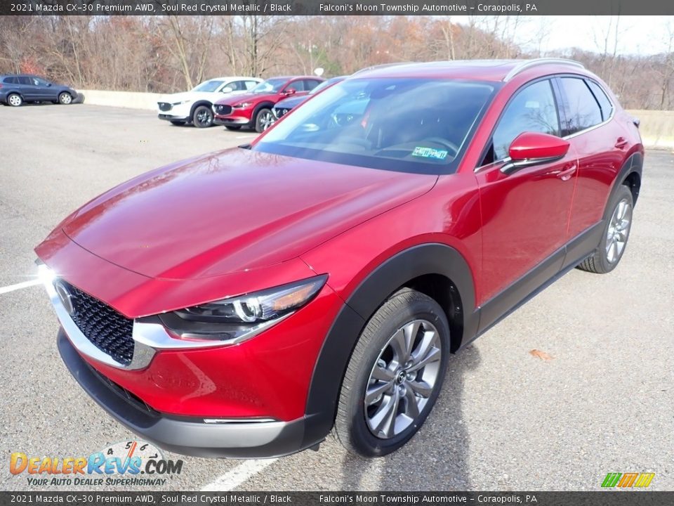 2021 Mazda CX-30 Premium AWD Soul Red Crystal Metallic / Black Photo #5