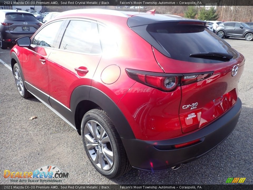 2021 Mazda CX-30 Premium AWD Soul Red Crystal Metallic / Black Photo #6