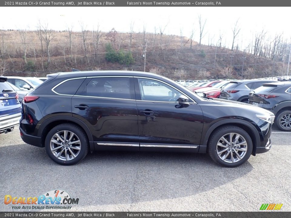 2021 Mazda CX-9 Grand Touring AWD Jet Black Mica / Black Photo #1