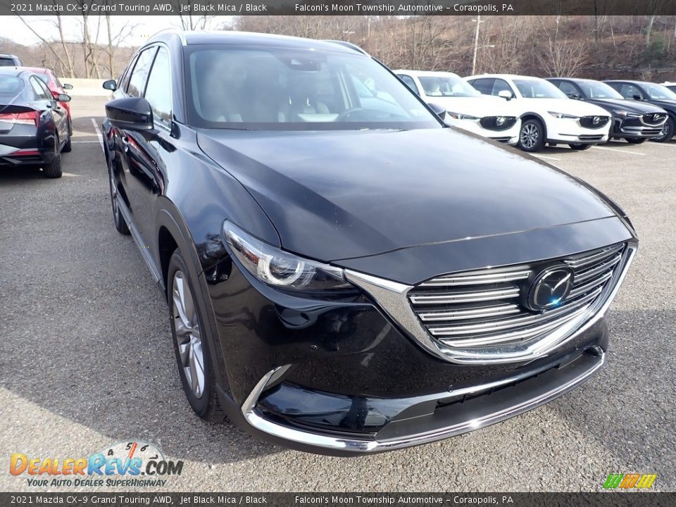 2021 Mazda CX-9 Grand Touring AWD Jet Black Mica / Black Photo #3