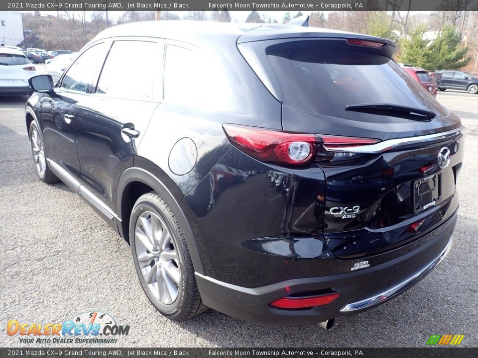 2021 Mazda CX-9 Grand Touring AWD Jet Black Mica / Black Photo #6