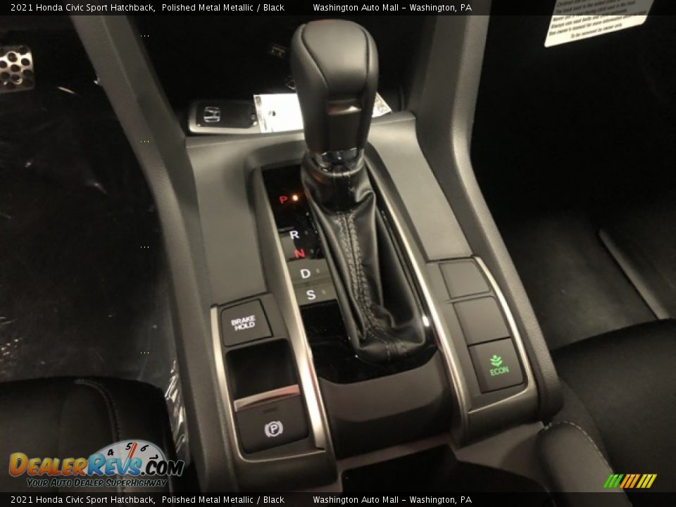 2021 Honda Civic Sport Hatchback Polished Metal Metallic / Black Photo #14