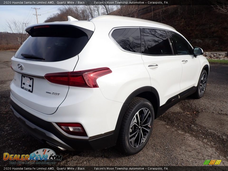 2020 Hyundai Santa Fe Limited AWD Quartz White / Black Photo #2