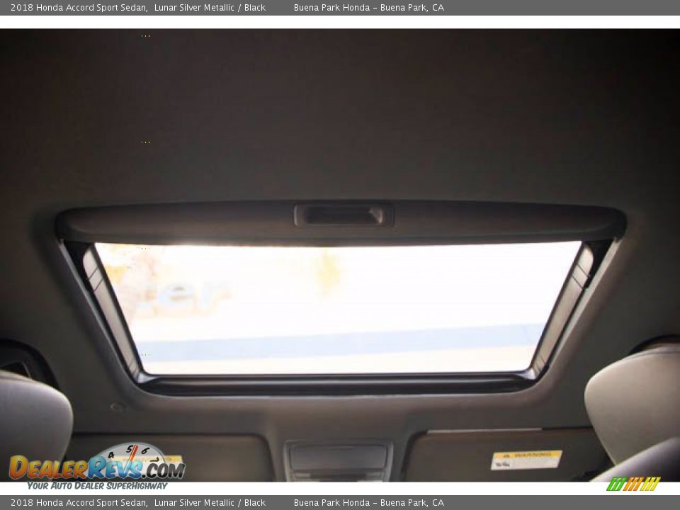 2018 Honda Accord Sport Sedan Lunar Silver Metallic / Black Photo #19