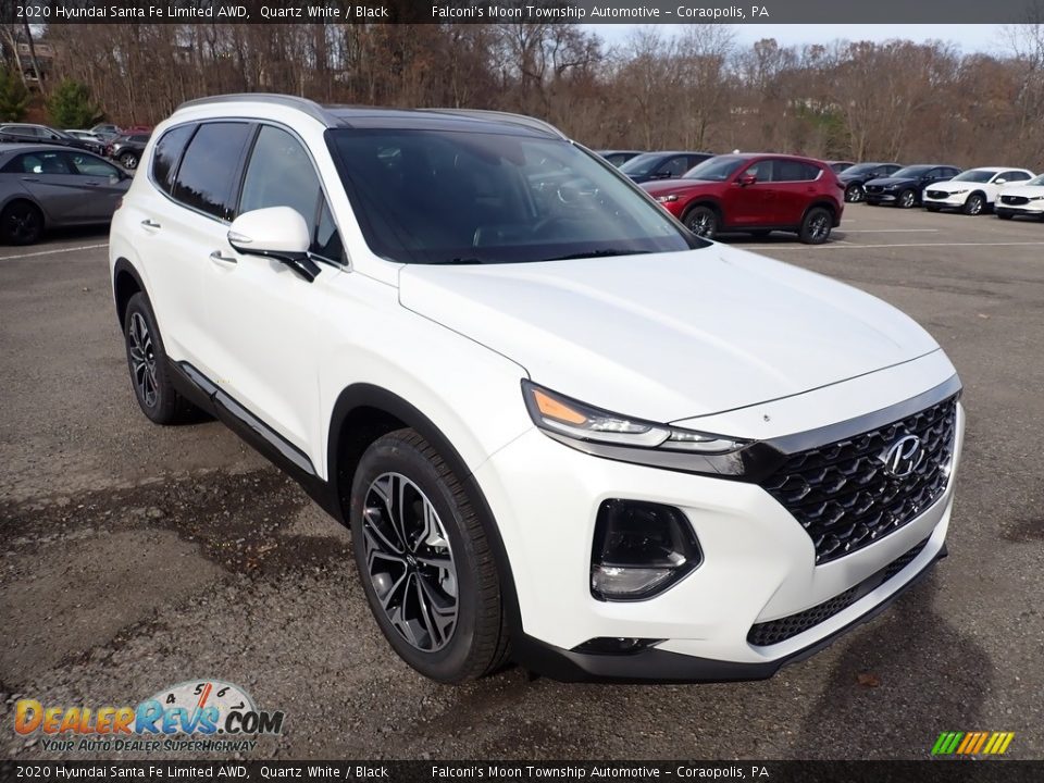 2020 Hyundai Santa Fe Limited AWD Quartz White / Black Photo #3