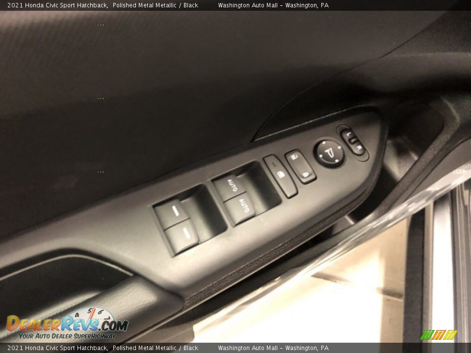 2021 Honda Civic Sport Hatchback Polished Metal Metallic / Black Photo #8