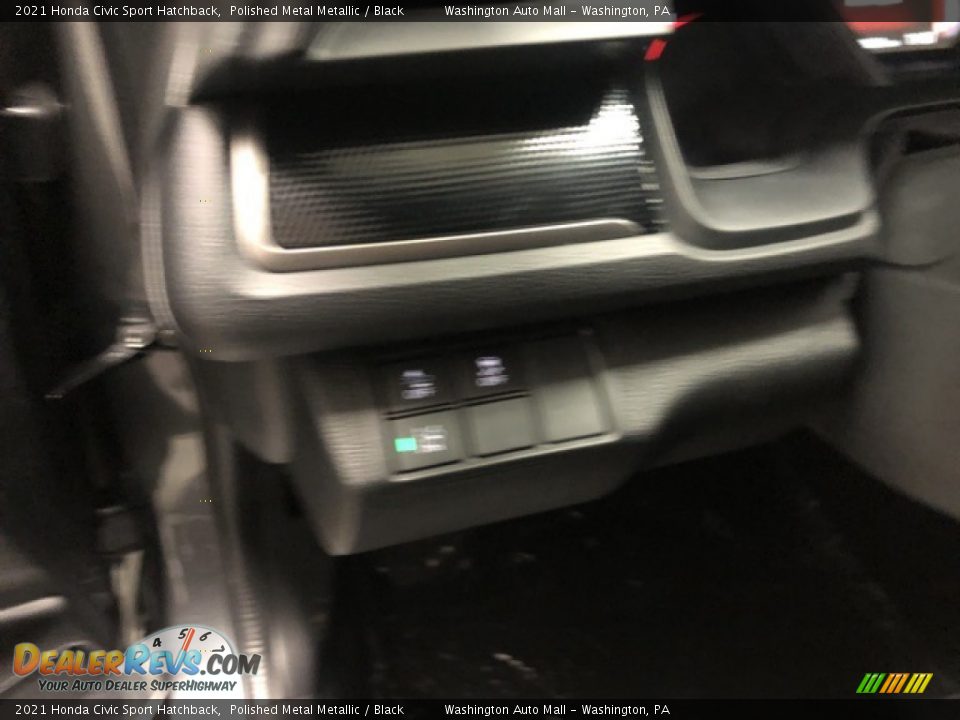 2021 Honda Civic Sport Hatchback Polished Metal Metallic / Black Photo #9