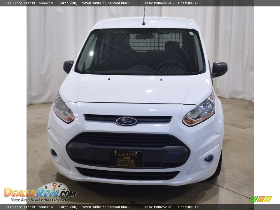 2016 Ford Transit Connect XLT Cargo Van Frozen White / Charcoal Black Photo #4