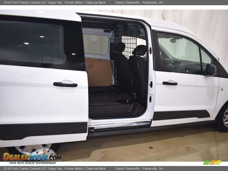 2016 Ford Transit Connect XLT Cargo Van Frozen White / Charcoal Black Photo #8
