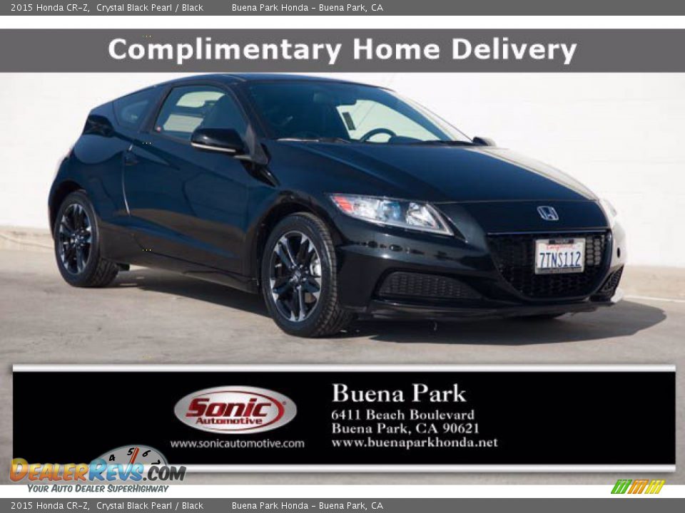 2015 Honda CR-Z Crystal Black Pearl / Black Photo #1