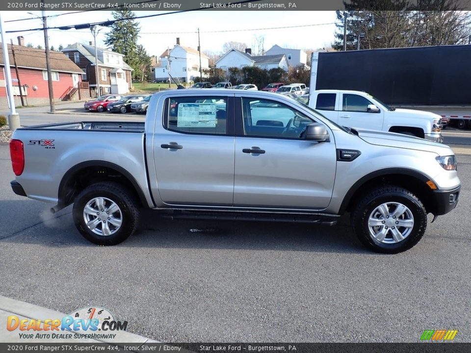 Iconic Silver 2020 Ford Ranger STX SuperCrew 4x4 Photo #7