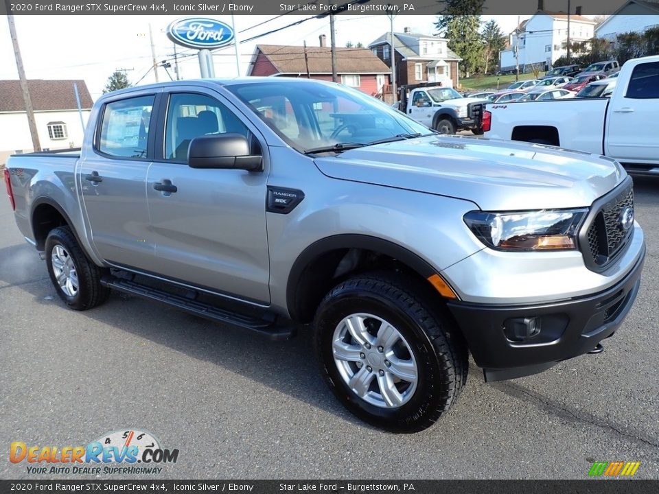 Front 3/4 View of 2020 Ford Ranger STX SuperCrew 4x4 Photo #8