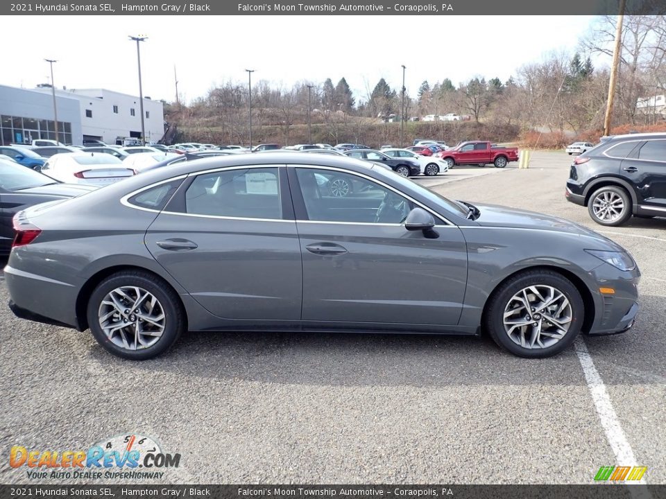 2021 Hyundai Sonata SEL Hampton Gray / Black Photo #1