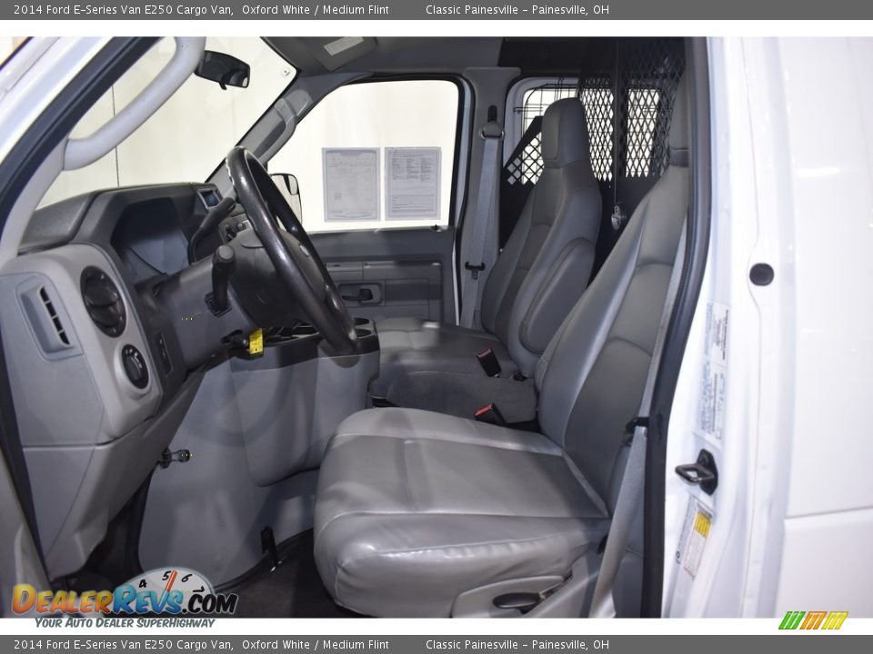 2014 Ford E-Series Van E250 Cargo Van Oxford White / Medium Flint Photo #5