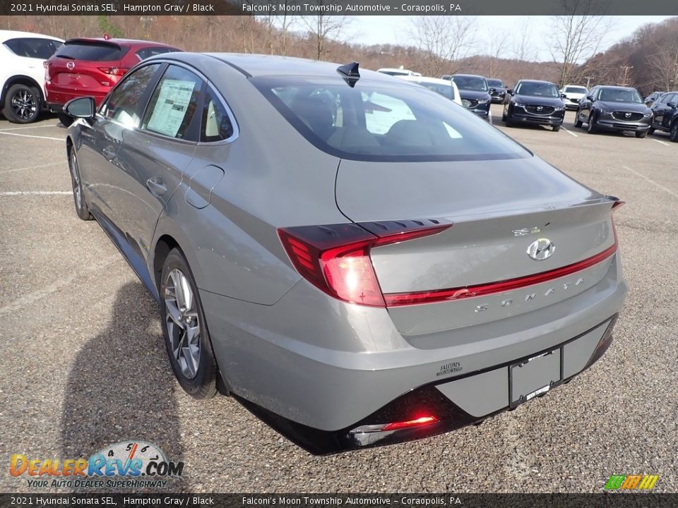 2021 Hyundai Sonata SEL Hampton Gray / Black Photo #6