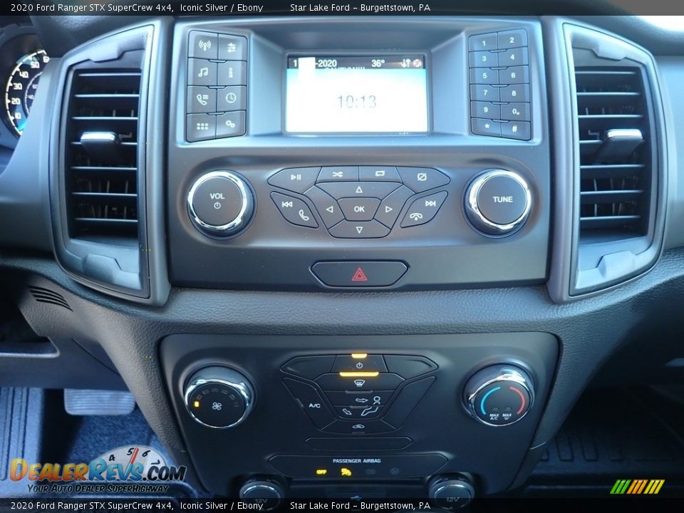 Controls of 2020 Ford Ranger STX SuperCrew 4x4 Photo #20