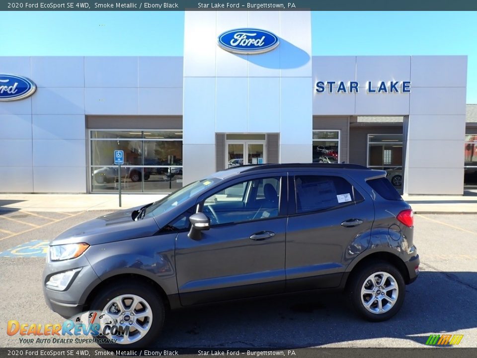 2020 Ford EcoSport SE 4WD Smoke Metallic / Ebony Black Photo #1