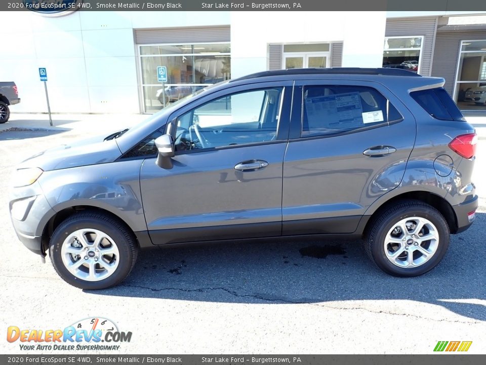 2020 Ford EcoSport SE 4WD Smoke Metallic / Ebony Black Photo #2