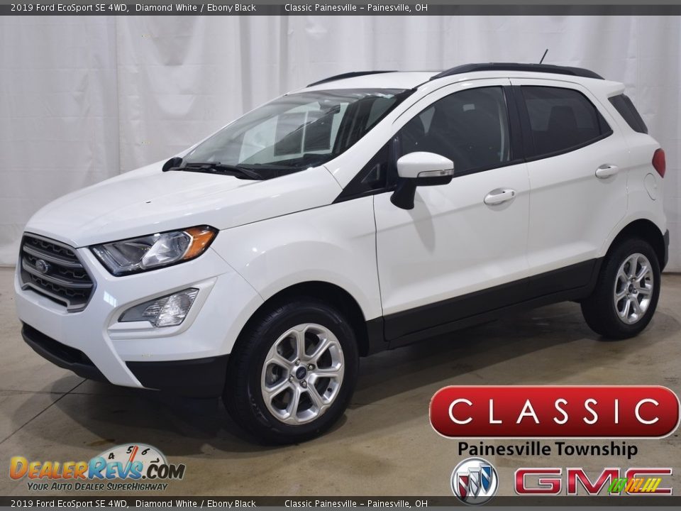 2019 Ford EcoSport SE 4WD Diamond White / Ebony Black Photo #1