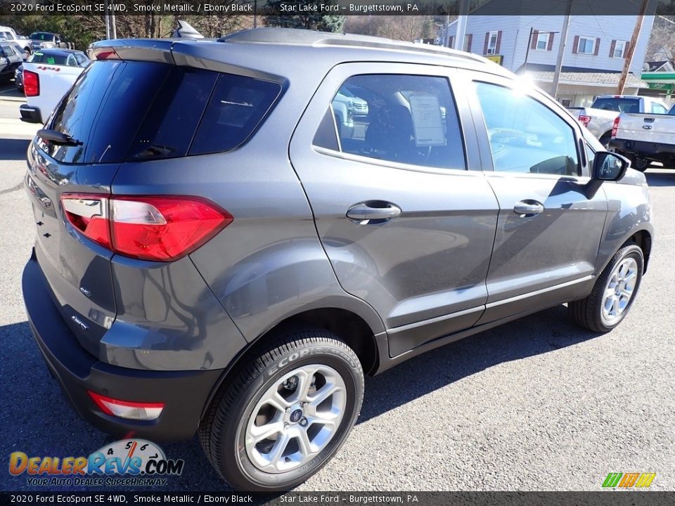 2020 Ford EcoSport SE 4WD Smoke Metallic / Ebony Black Photo #6