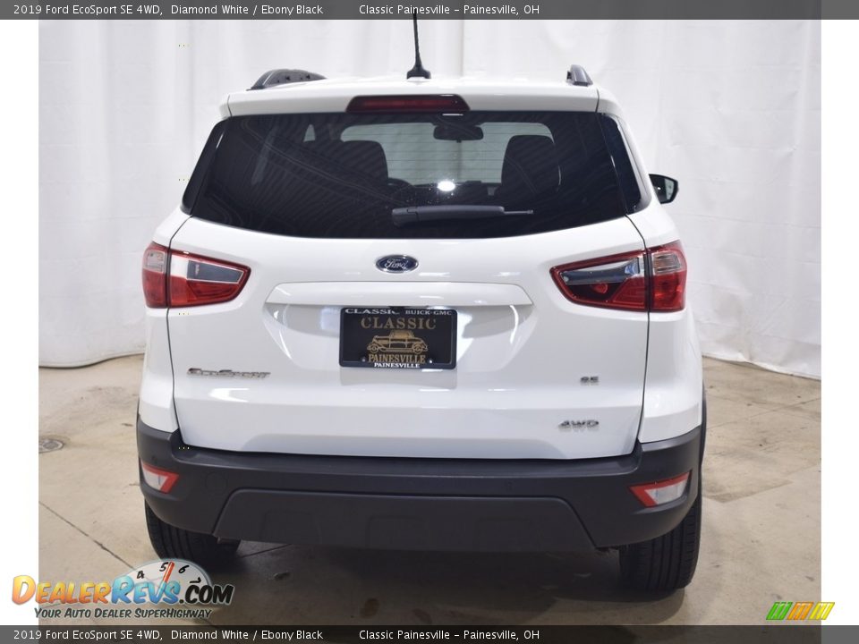 2019 Ford EcoSport SE 4WD Diamond White / Ebony Black Photo #3