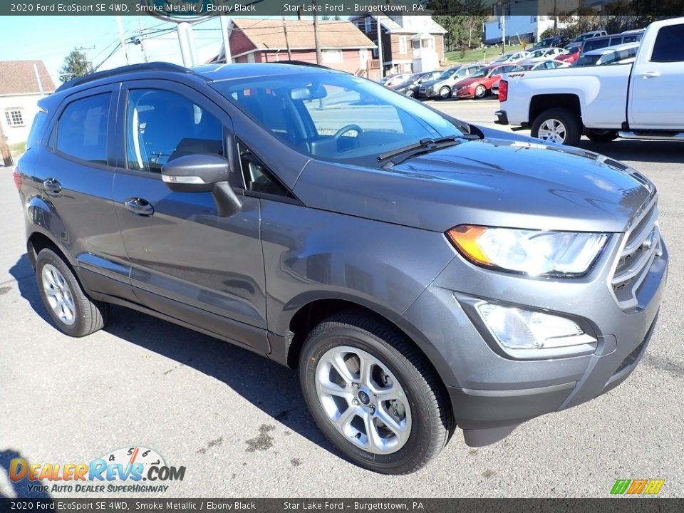 2020 Ford EcoSport SE 4WD Smoke Metallic / Ebony Black Photo #8