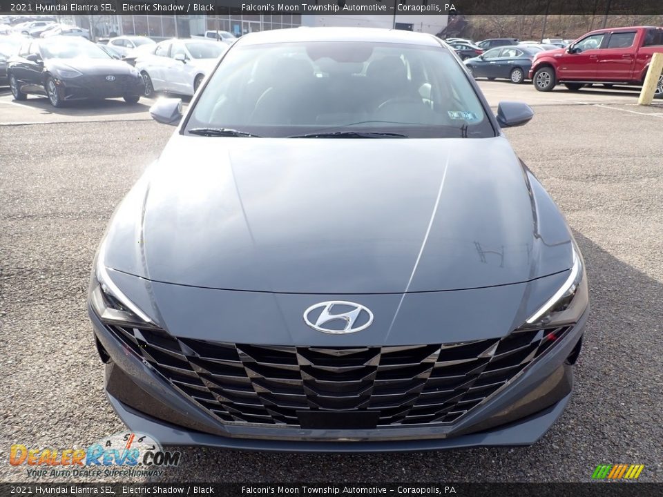 2021 Hyundai Elantra SEL Electric Shadow / Black Photo #4