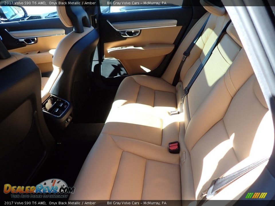 Rear Seat of 2017 Volvo S90 T6 AWD Photo #12