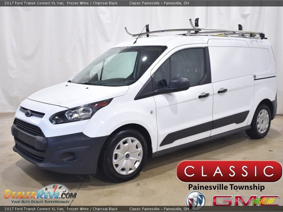 2017 Ford Transit Connect XL Van Frozen White / Charcoal Black Photo #1