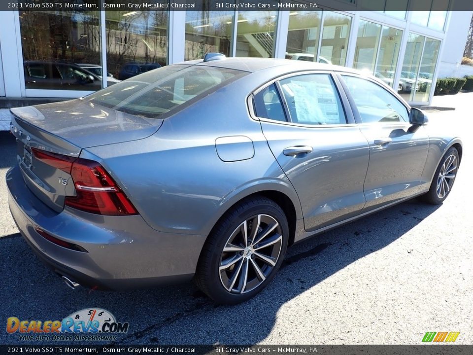 2021 Volvo S60 T5 Momentum Osmium Gray Metallic / Charcoal Photo #2