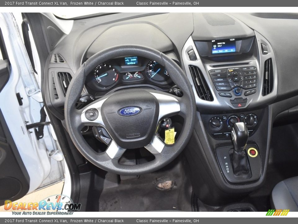 2017 Ford Transit Connect XL Van Frozen White / Charcoal Black Photo #12