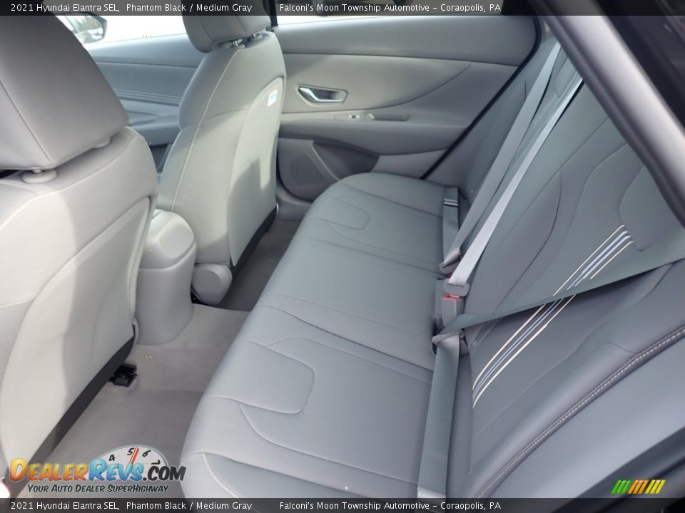 2021 Hyundai Elantra SEL Phantom Black / Medium Gray Photo #8