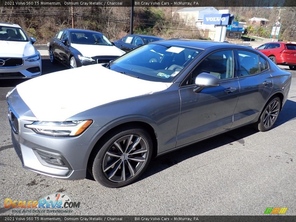 2021 Volvo S60 T5 Momentum Osmium Gray Metallic / Charcoal Photo #5
