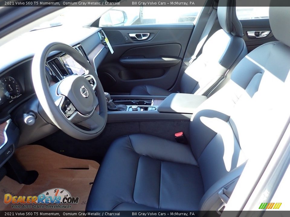 2021 Volvo S60 T5 Momentum Osmium Gray Metallic / Charcoal Photo #7