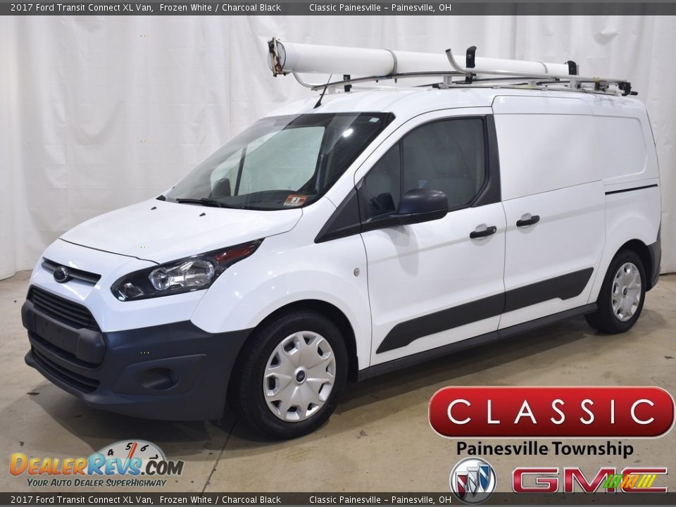 2017 Ford Transit Connect XL Van Frozen White / Charcoal Black Photo #1