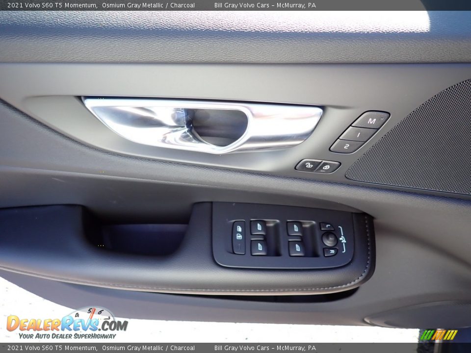 2021 Volvo S60 T5 Momentum Osmium Gray Metallic / Charcoal Photo #10