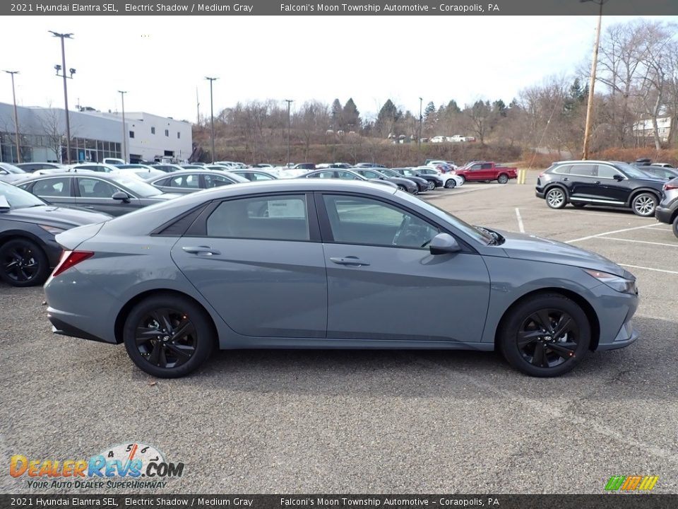 2021 Hyundai Elantra SEL Electric Shadow / Medium Gray Photo #1