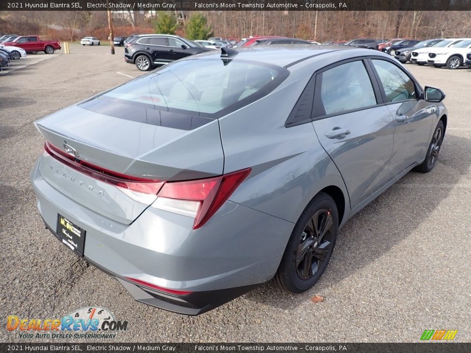 2021 Hyundai Elantra SEL Electric Shadow / Medium Gray Photo #2