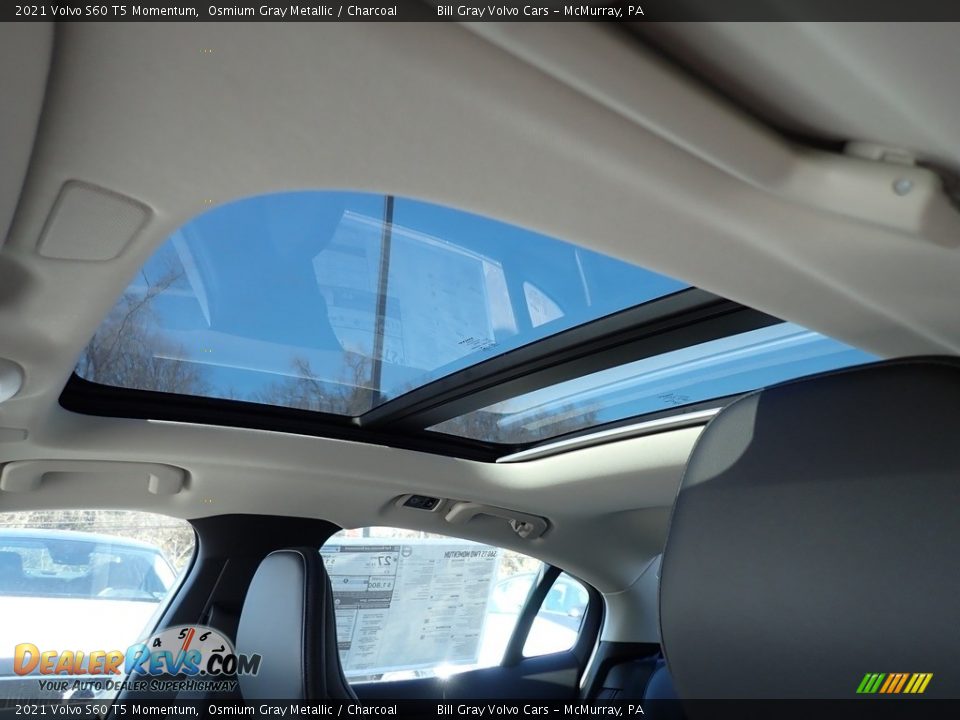 2021 Volvo S60 T5 Momentum Osmium Gray Metallic / Charcoal Photo #12