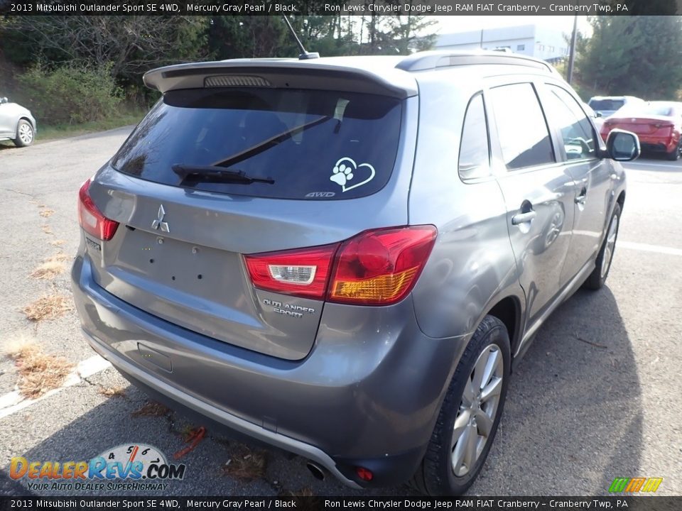 2013 Mitsubishi Outlander Sport SE 4WD Mercury Gray Pearl / Black Photo #3