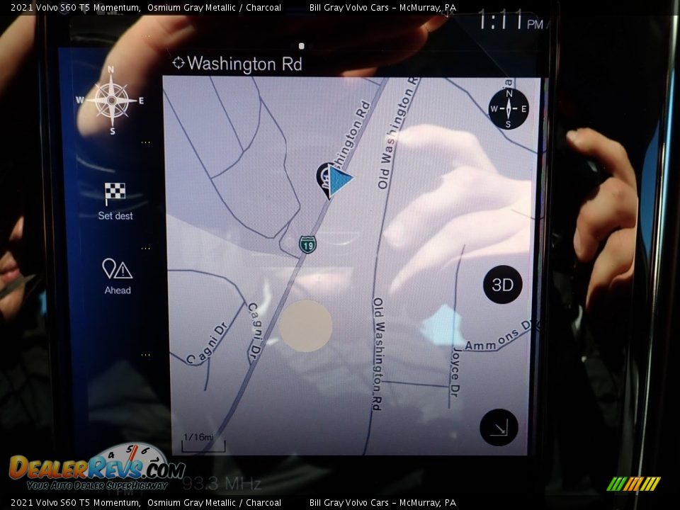 2021 Volvo S60 T5 Momentum Osmium Gray Metallic / Charcoal Photo #13