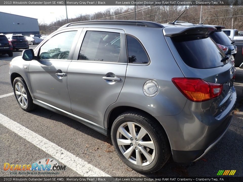 2013 Mitsubishi Outlander Sport SE 4WD Mercury Gray Pearl / Black Photo #4