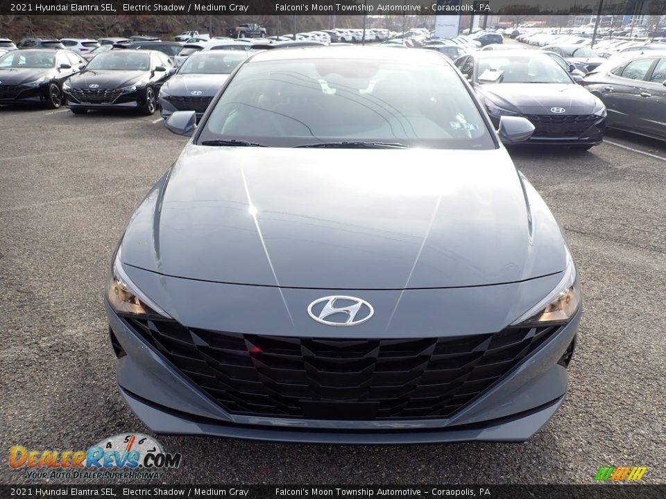 2021 Hyundai Elantra SEL Electric Shadow / Medium Gray Photo #4