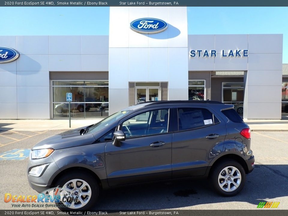 2020 Ford EcoSport SE 4WD Smoke Metallic / Ebony Black Photo #1