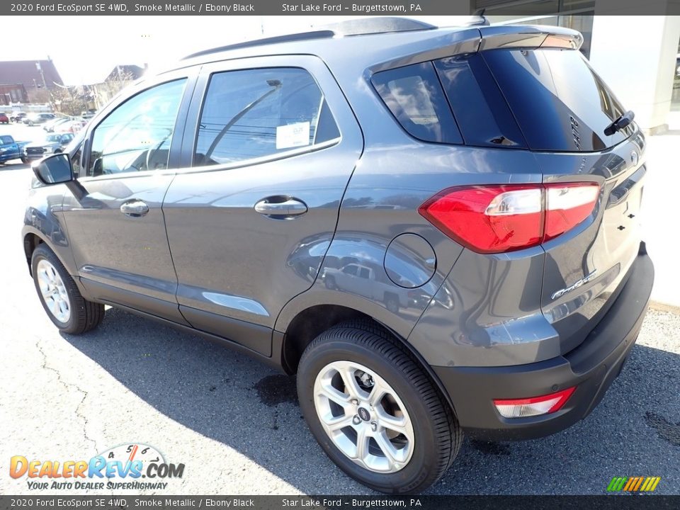 2020 Ford EcoSport SE 4WD Smoke Metallic / Ebony Black Photo #3